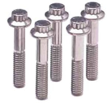 Load image into Gallery viewer, ARP 1/2 in.-20 RH Thread, 2.500 in 12 Point Bolts- Set of 5