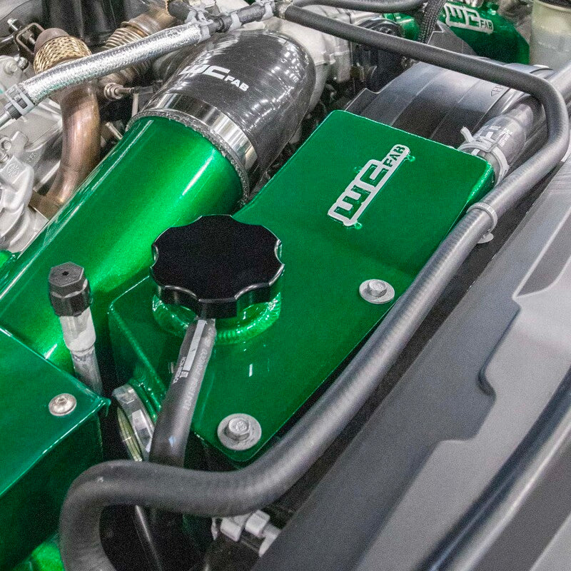 Wehrli 17-24 6.7L Power Stroke Secondary Coolant Tank Kit - Gloss Black