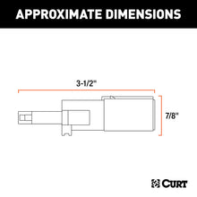 Load image into Gallery viewer, Curt Electrical Adapter (4-Way Round Vehicle to 4-Way Flat Trailer)