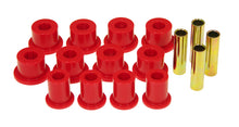 Load image into Gallery viewer, Prothane 89-99 Toyota Truck 4wd Rear Spring & Shackle Bushings - Red