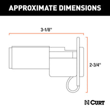 Load image into Gallery viewer, Curt Electrical Adapter w/Tester (6-Way Round Vehicle to 4-Way Flat Trailer)