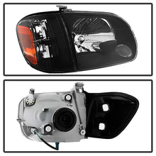 Load image into Gallery viewer, xTune Toyota Tundra Double Cab 05-06 OEM Style Headlights & Corner Lights Black HD-JH-TTUN05-AM-BK