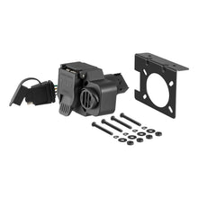 Load image into Gallery viewer, Curt Dual-Output 7 & 4-Way Connector w/Backup Alarm (Plugs into Dodge 8-Prong)