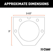Load image into Gallery viewer, Curt Connector Mounting Bracket for 7-Way Round