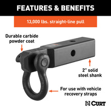 Load image into Gallery viewer, Curt D-Ring Shackle Mount (2in Shank)
