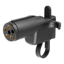 Load image into Gallery viewer, Curt Electrical Adapter w/Tester (6-Way Round Vehicle to 4-Way Flat Trailer)