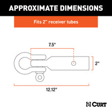 Load image into Gallery viewer, Curt D-Ring Shackle Mount (2in Shank)