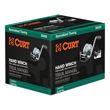Load image into Gallery viewer, Curt Hand Winch (2100lbs 9-3/4in Handle)