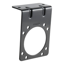 Load image into Gallery viewer, Curt Connector Mounting Bracket for 7-Way RV Blade (Heavy-Duty Black)