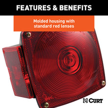 Load image into Gallery viewer, Curt Combination Trailer Light w/License Plate Illumination
