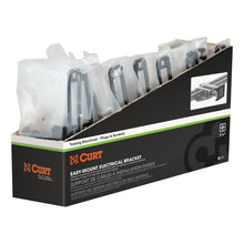 Load image into Gallery viewer, Curt Easy-Mount Brackets for 4 or 5-Way Flat (1-1/4in Receiver 10-Pack)