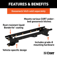 Load image into Gallery viewer, Curt 07-17 Toyota Tundra Double Lock Gooseneck Installation Brackets