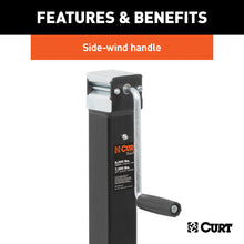 Load image into Gallery viewer, Curt Direct-Weld Square Jack w/Side Handle (8000lbs 15in Travel)
