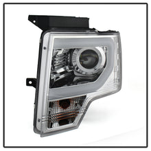 Load image into Gallery viewer, Spyder Ford F150 13-14 Projector Factory Xenon Model- Light Bar DRL Chrm PRO-YD-FF15013-LBDRL-HID-C