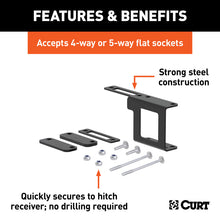 Load image into Gallery viewer, Curt Easy-Mount Brackets for 4 or 5-Way Flat (1-1/4in Receiver 10-Pack)