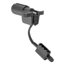 Load image into Gallery viewer, Curt Electrical Adapter w/Tester (6-Way Round Vehicle to 4-Way Flat Trailer)