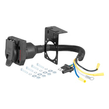 Load image into Gallery viewer, Curt Electrical Adapter w/Tester (4-Way Flat Vehicle to 7-Way RV Blade Trailer)