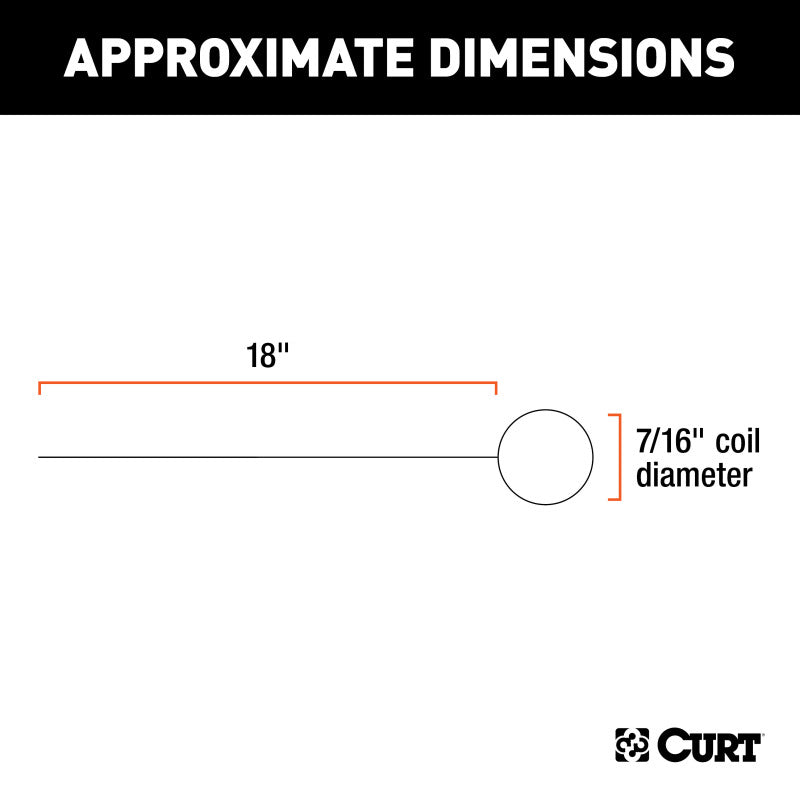 Curt Fish Wire for 7/16in Diameter Bolts