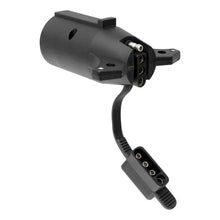 Load image into Gallery viewer, Curt Electrical Adapter w/Tester (7-Way RV Blade Vehicle to 4-Way Flat Trailer)