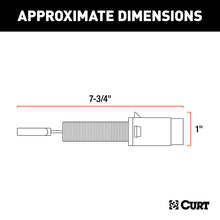 Load image into Gallery viewer, Curt Electrical Adapter (4-Way Round Vehicle to 4-Way Flat Trailer Packaged)