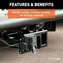Load image into Gallery viewer, Curt Easy-Mount Brackets for 4 or 5-Flat & 6 or 7-Round (2in Receiver 10-Pack)