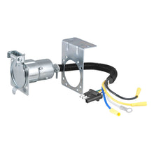 Load image into Gallery viewer, Curt Electrical Adapter w/Bracket (4-Way Flat Vehicle to 7-Way RV Blade Trailer)