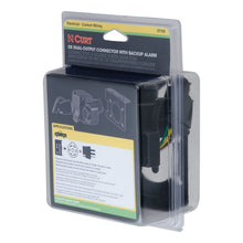 Load image into Gallery viewer, Curt Dual-Output 7 & 4-Way Connector w/Backup Alarm (Plugs into Dodge 8-Prong)
