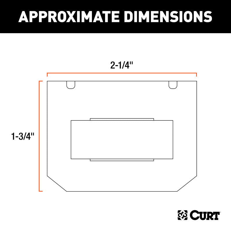 Curt Connector Mounting Bracket for 5-Way Flat