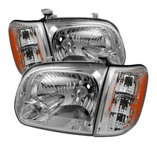Load image into Gallery viewer, xTune Toyota Tundra Double Cab 05-06 OEM Style Headlights & Corner Lights Chrome HD-JH-TTUN05-AM-C