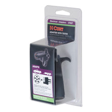 Load image into Gallery viewer, Curt Electrical Adapter w/Tester (6-Way Round Vehicle to 4-Way Flat Trailer)