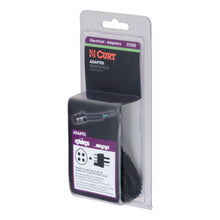 Load image into Gallery viewer, Curt Electrical Adapter (4-Way Round Vehicle to 4-Way Flat Trailer Packaged)