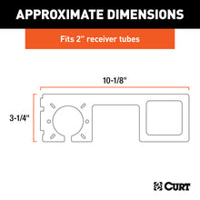 Load image into Gallery viewer, Curt Easy-Mount Brackets for 4 or 5-Flat & 6 or 7-Round (2in Receiver 10-Pack)