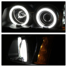 Load image into Gallery viewer, Spyder Chevy Silverado 1500 03-06 Projector Headlights CCFL Halo LED Blk High H1 PRO-YD-CS03-CCFL-BK