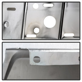 xTune 17-19 Ford F250/ F350 Rear Left Bumper Cap End w/ Sensor Hole - Chrome RB-FF25017-BEWS-L