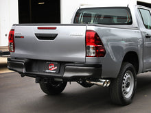 Load image into Gallery viewer, aFe 15-26 Toyota Hilux L4-2.4/2.8L (td) Vulcan Series 3in SS Rear-Side Exit Exhaust w/ Polished Tip