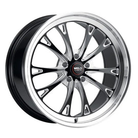 Weld Belmont Beadlock 15x10 / 5x114.3 BP / ET25 BS 6.48 Gloss Black MIL DIA 78.1