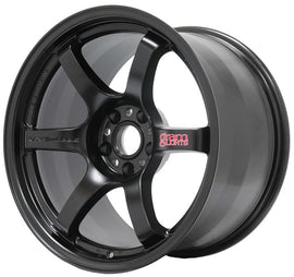 Gram Lights 57DR 17x9.0 +22 5x114.3 Semi Gloss Black Wheel