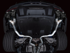 AWE 2024 Ford Mustang Dark Horse S650 RWD Track Edition Cat-Back Exhaust w/ Quad Diamond Black Tips