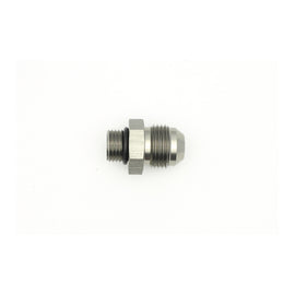 DeatschWerks 6AN ORB Male to 8AN Male Flare Adapter (Incl O-Ring) - Anodized Matte Black