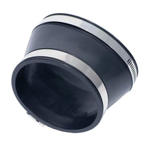 Load image into Gallery viewer, Spectre Oval to Round Coupler 4in. (PVC) - Black