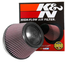 Load image into Gallery viewer, K&amp;N Universal Carbon Fiber Filter 6in Flange / 7-1/2in OD-B / 5-1/8in OD-T / 5in H