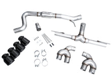 Load image into Gallery viewer, AWE Tuning MK8 Volkswagen Golf R 3in Track Edition Quad Exhaust - Diamond Black Tips