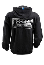 Load image into Gallery viewer, Sparco Sweatshirt Hooded Heritage Blk Xx
