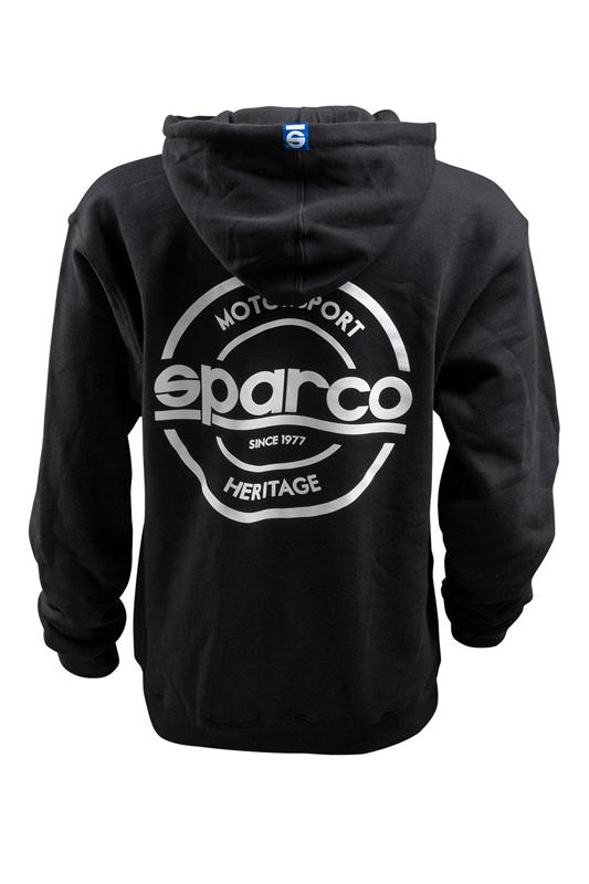 Sparco Sweatshirt Hooded S-Seal Blk Xxlr