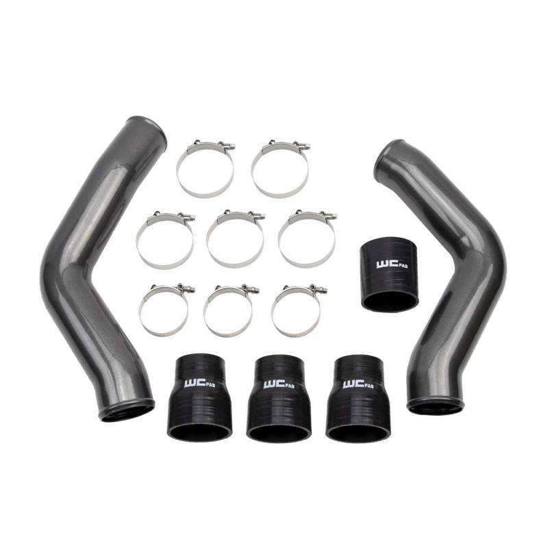 Wehrli 13-18 Ram 6.7L Cummins 3.5in Intercooler Pipes Kit - Gloss Black