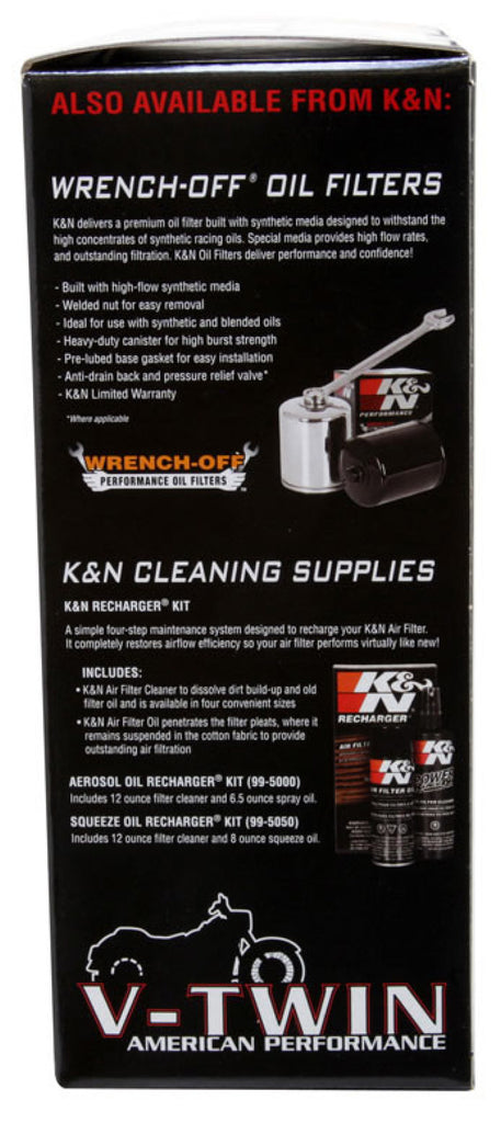 K&N 2018 Harley-Davidson FXLR Low Rider Replacement Drop In Air Filter