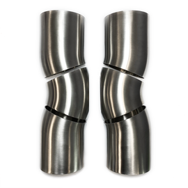 Stainless Bros SS304 Collector 2.5in X-Pipe (Small Crossover) Weld Kit