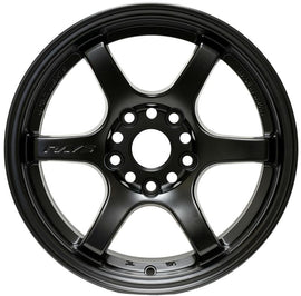 Gram Lights 57DR 15x8.0 +35 4x100 Semi Gloss Black Wheel