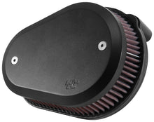 Load image into Gallery viewer, K&amp;N 00-16 Harley-Davidson Street Metal Intake System Flare Black