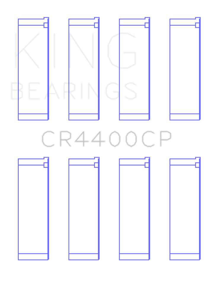 King Engine Bearings Honda R18A1 1.8L SOHC Connecting Rod Bearing Set